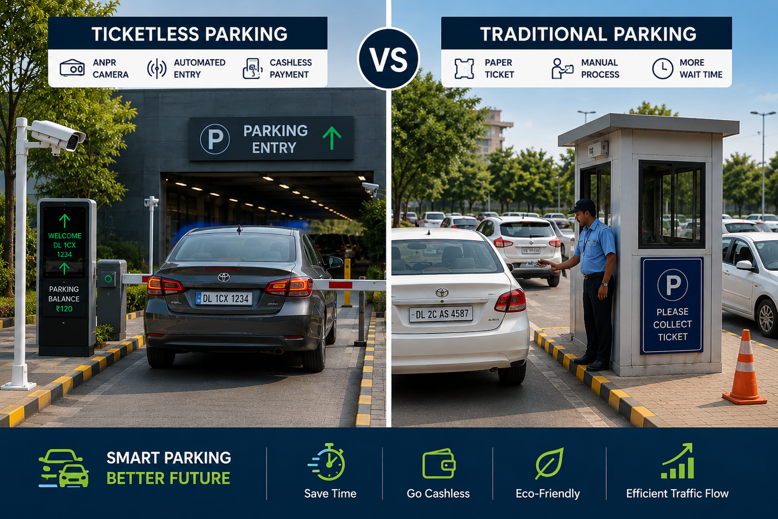 Ticketless Parking vs Traditional Parking: A Complete Comparison for Modern India